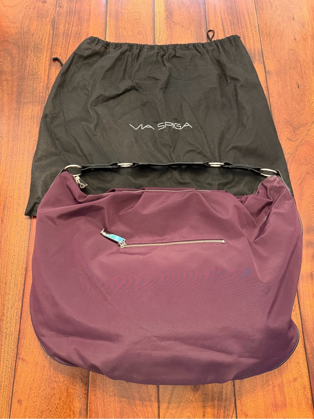 Via Spiga Purple Hobo Bag